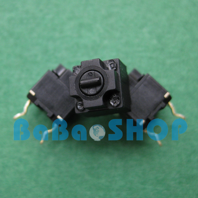 6pcs Panasonic Square Micro Switch for Mouse Black Button Brand New