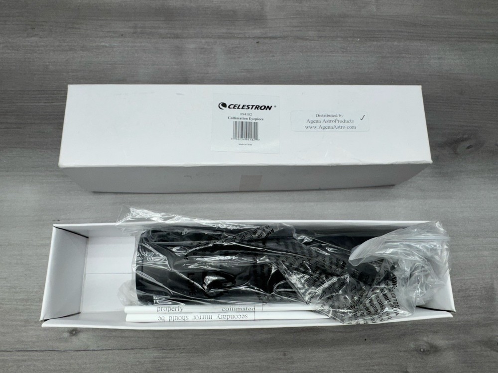 Celestron Collimation Eyepiece Model #94182 with Paperwork + BOX