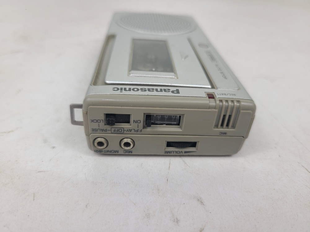 Vintage Panasonic Recorder Model No. RN-150 Microcassette Silver (TESTED)