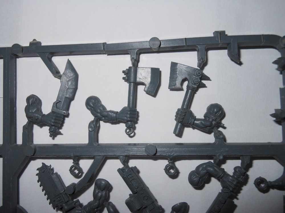 Warhammer 40K ork weapons sprue Bits incomplete sprues