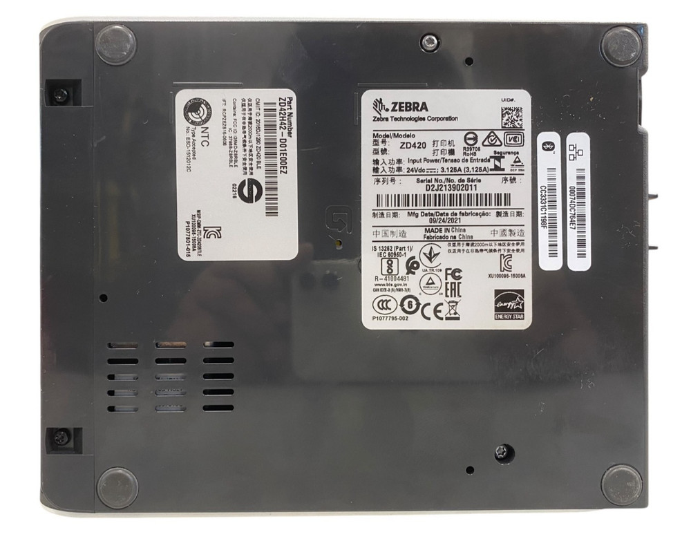 Zebra ZD420 Direct Thermal Printer Network Bluetooth USB Wireless