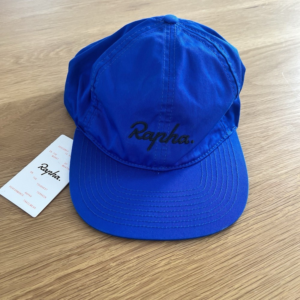 Rapha Trail 6 Panel Cap Hat Blue Limited Edition Miami One Size