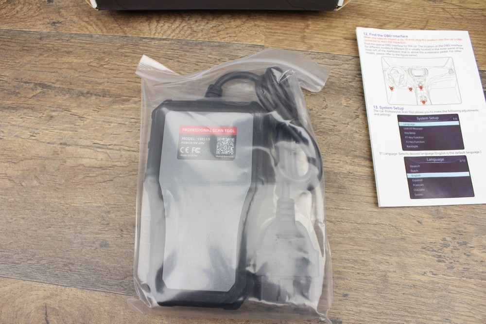 AMTIFO OBD2 Scanner with Battery Tester - Check Engine Light & Emissions Read...