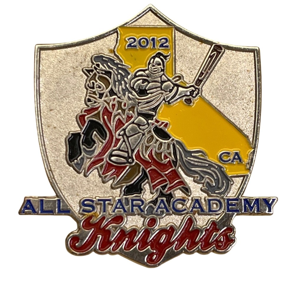 All Star Academy Knights 2012 Shield Enamel Lapel Pin
