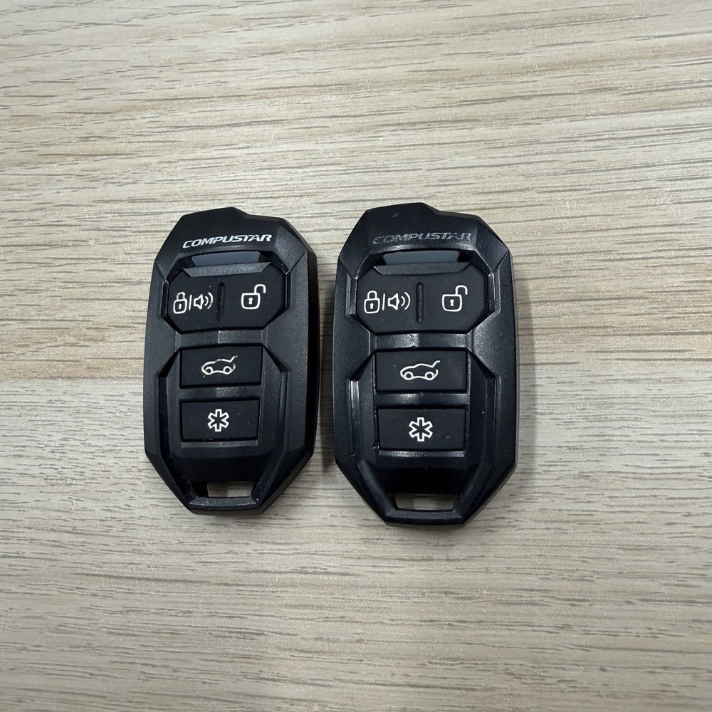 2x Compustar 900R Remote Start Keyless System Transmitter 1 Way