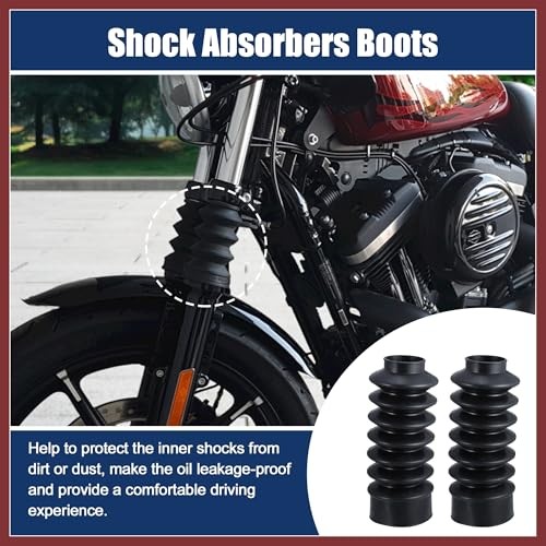 Motorcycle Front Fork Guards Covers 39mm Universal Shock Absorbers Boots