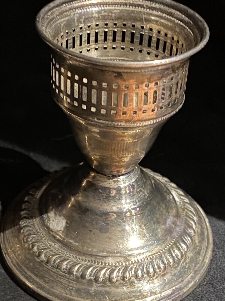 Edwardian Sterling Candelstick Set