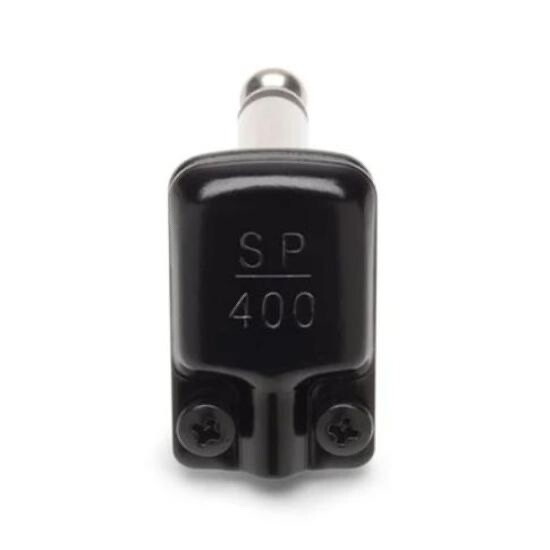 Squareplug SP400BK Low Profile Right Angle 1/4" (6.35mm) TS/Mono Plug, Black