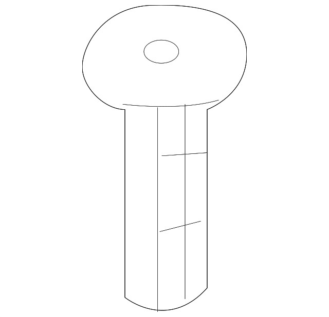 Genuine Volvo Engine Cover Clip 31380978