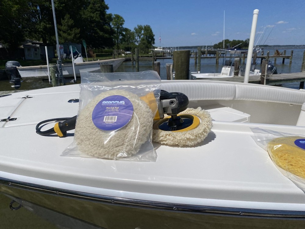 Smoove Pro-Cut Wool Buffing Pad 8 Inch, Compound Cutting & Polishing Buffer...