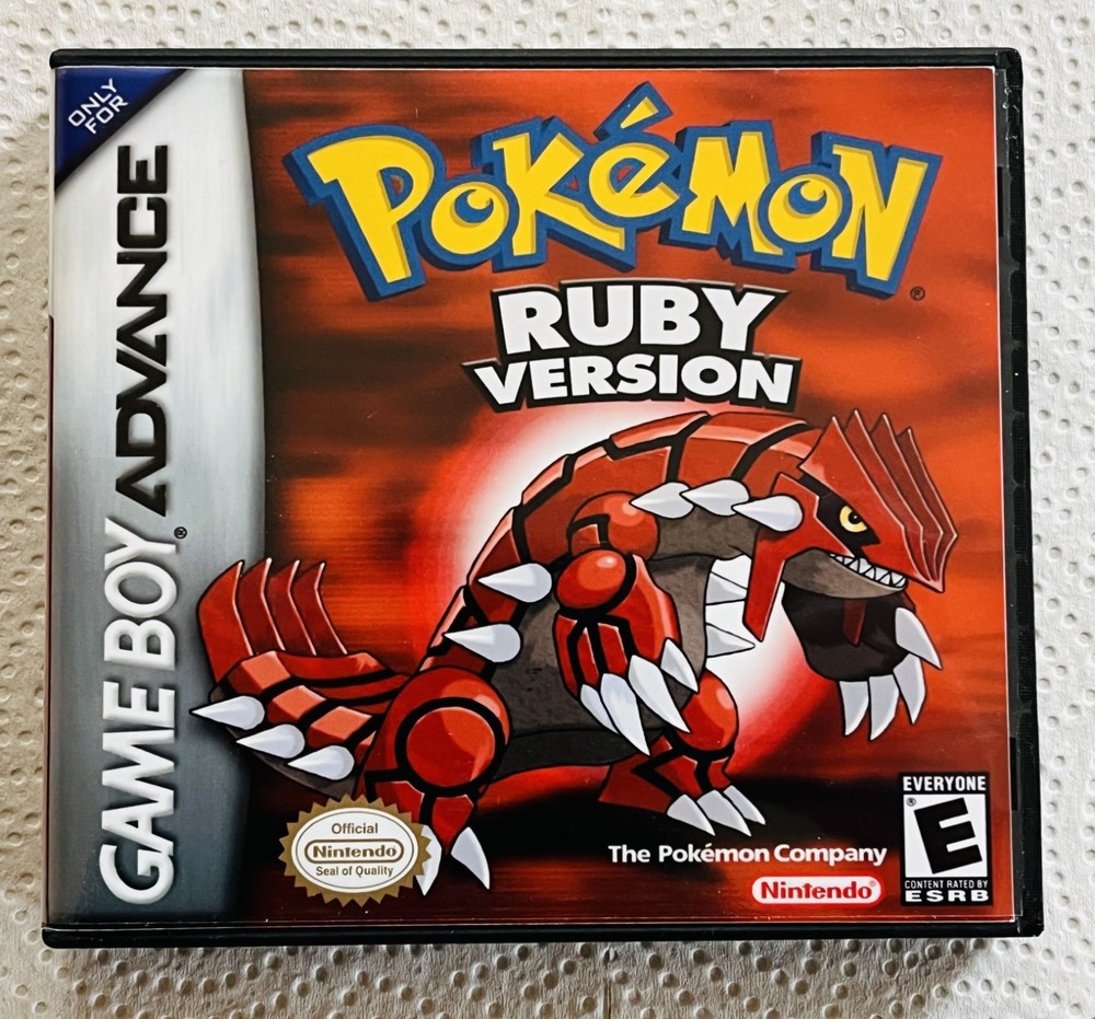 Pokemon Ruby Version Case Only Game Boy Box Pokémon Nintendo DS Case Sized