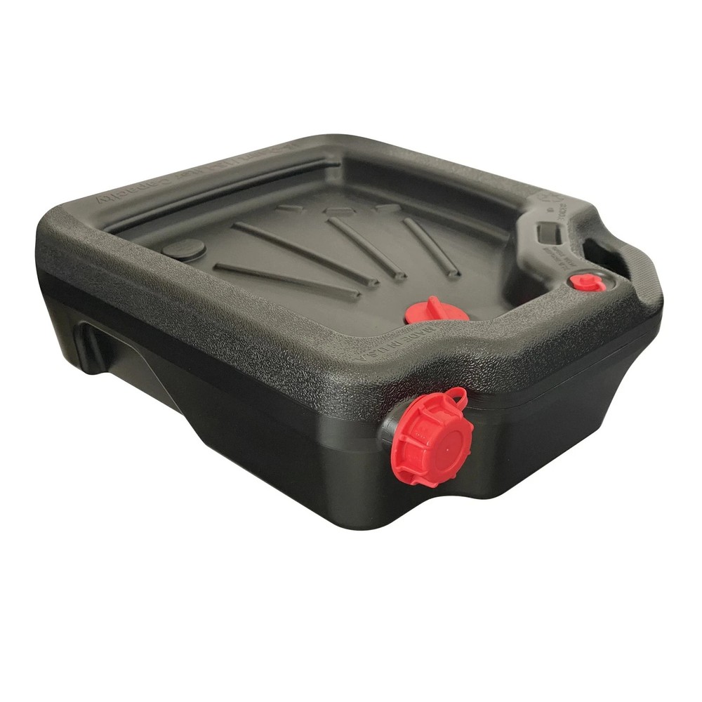 Hyper Tough 16-Quart Automotive Drain Pan Container Oil Fluid Collection Durable