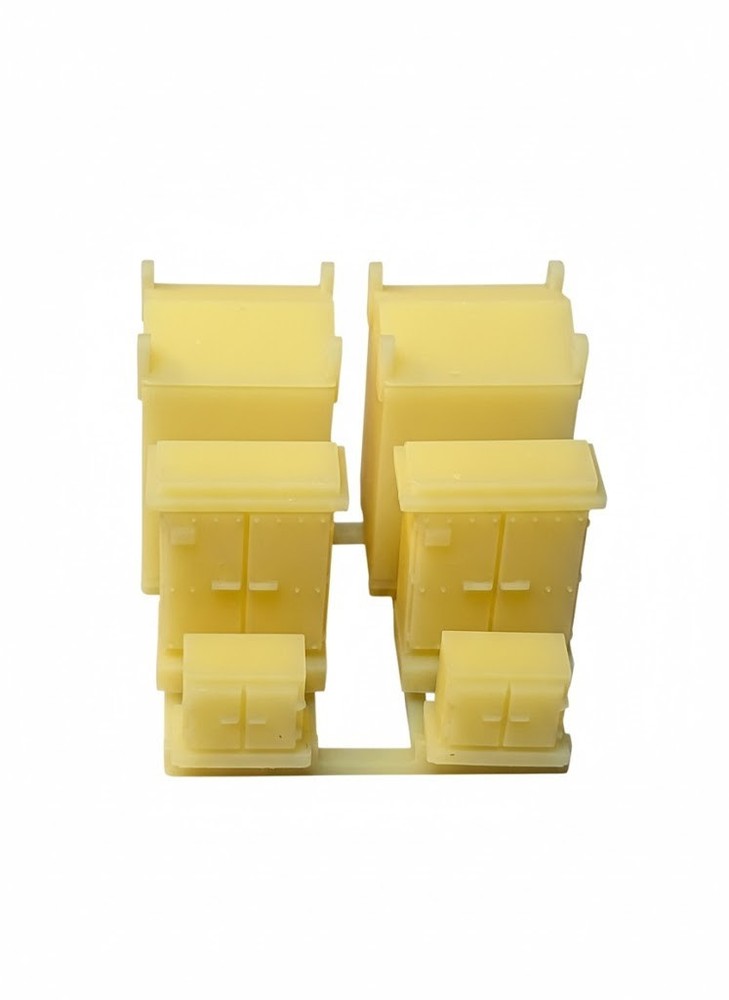 N scale electrical track side control boxes set of 6 N1012