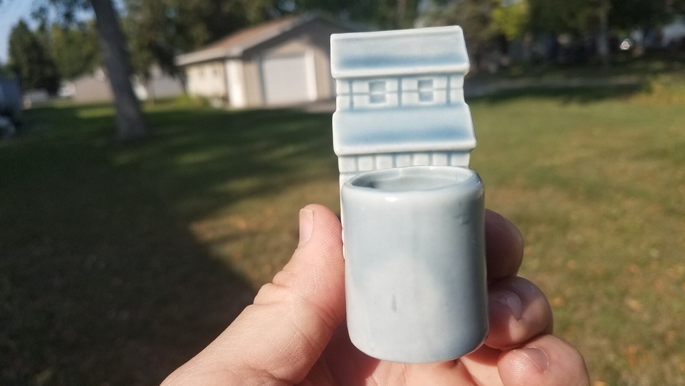 Vintage Herman Minnesota Johnson Grain Elevator Toothpick Holder