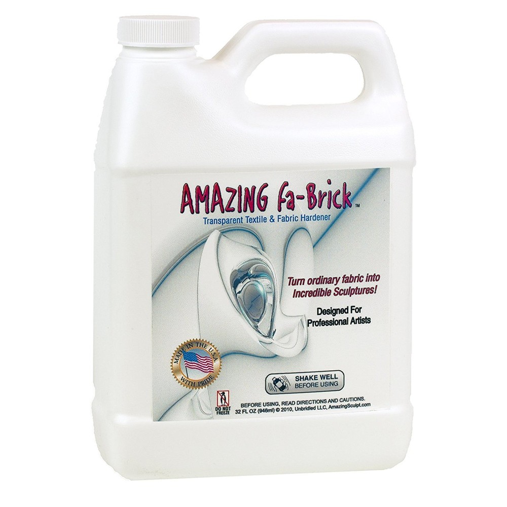 Amazing Fa-Brick Fabric Sculpting Medium. 32 floz. USA Made.