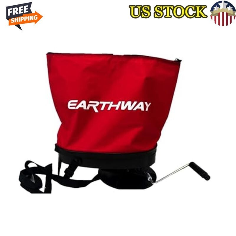 25lb Nylon Seed Spreader W/ Precision Control Durable Water-Resistant Agitator