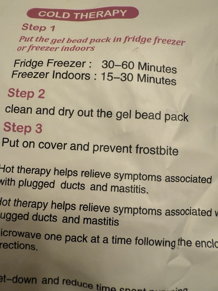 Breastfeeding Therapy Pack SEALED BNIP Nursing Mom Care Pack
