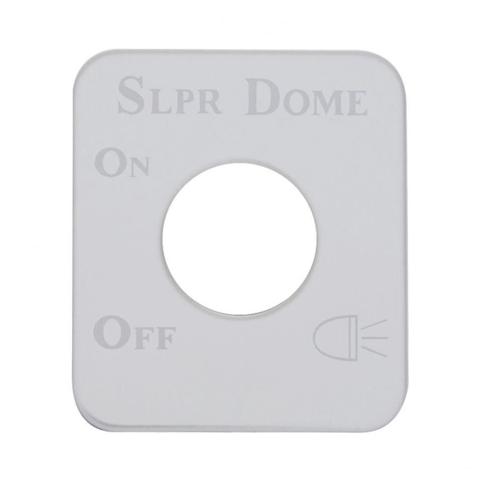 Kenworth Stainless Switch Plate - Sleeper Dome
