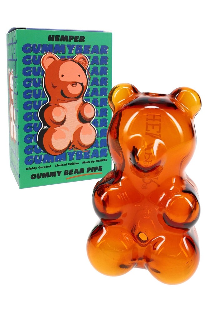 Hemper Gummy Bear Glass Hand Pipe – 3.5″