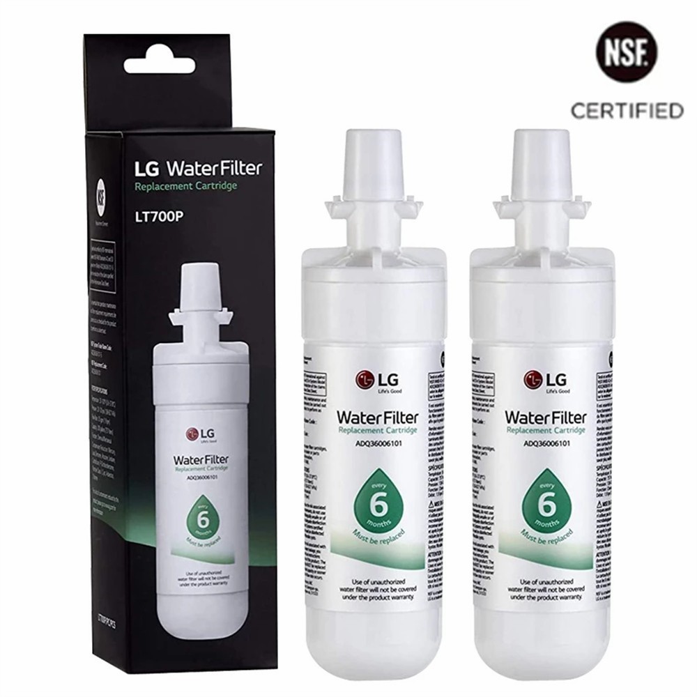 LG Refrigerator Water Filter LT700P3 Authentic Genuine OEM Lot of 2 Filters US