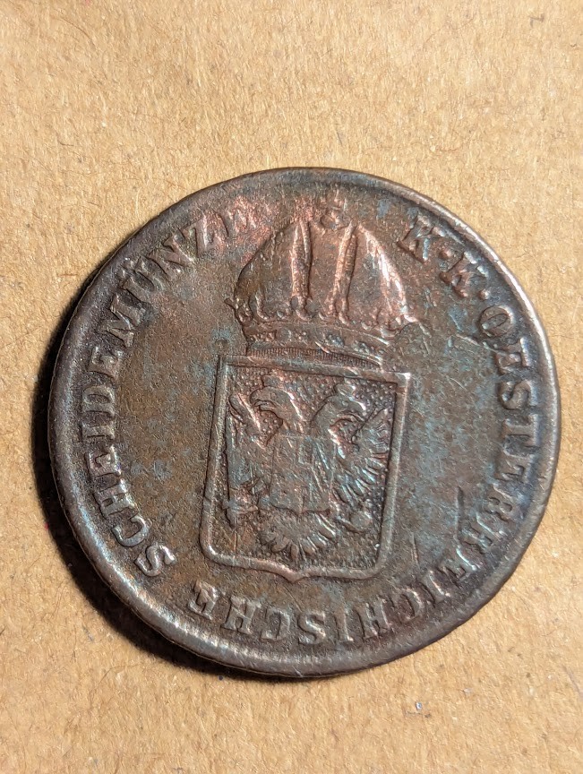 1816-A Austria Ein Kreuzer