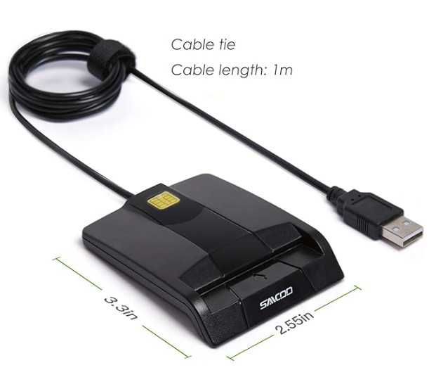 CAC/PIV Reader DOD Military Common Access - Smart Card Reader - USB - BRAND NEW!