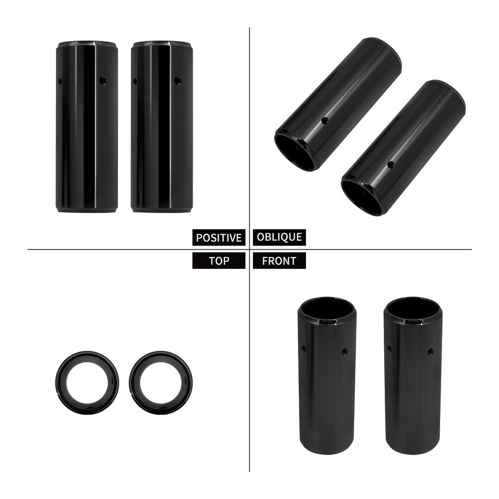2x Motorcycle Upper Front Fork Cover Protector Guard Fit For Harley Nightster 21