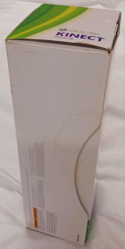 XBOX 360 KINECT SENSOR INCLUDES KINECT ADVENTURES VIDEO GAME OPENED SEE PICS