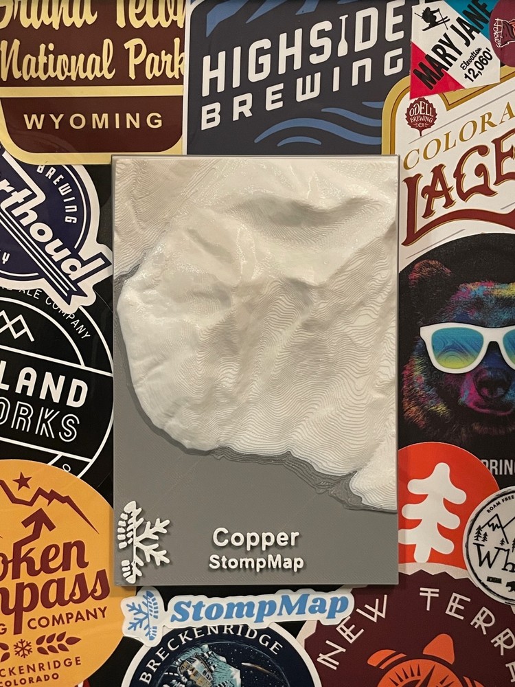 Copper Colorado StompMaps Stomp Pad Snowboard New
