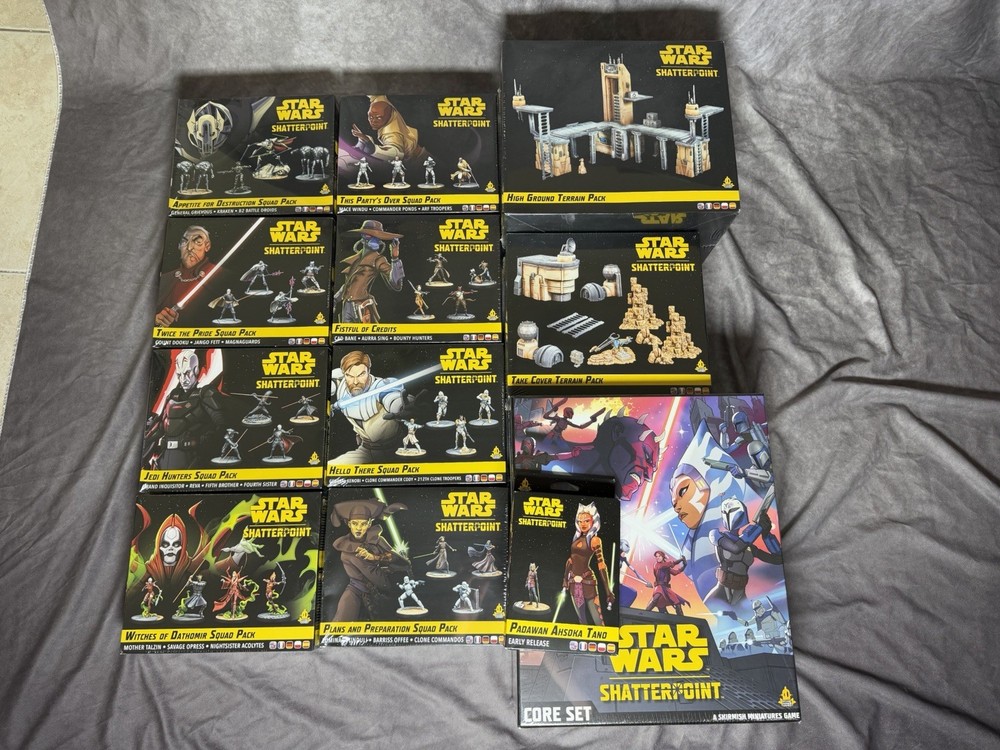 Star Wars Shatterpoint Tabletop Game Lot
