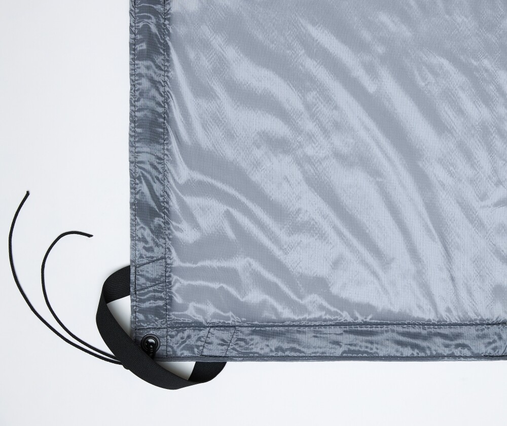 CANVAS GRIP 20' X 20' 7% Grey Grid Cloth  - Overhead