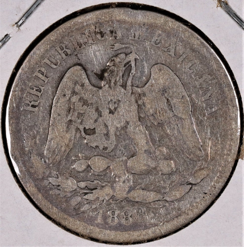1888 Cn M Mexico 25 Centavos #2