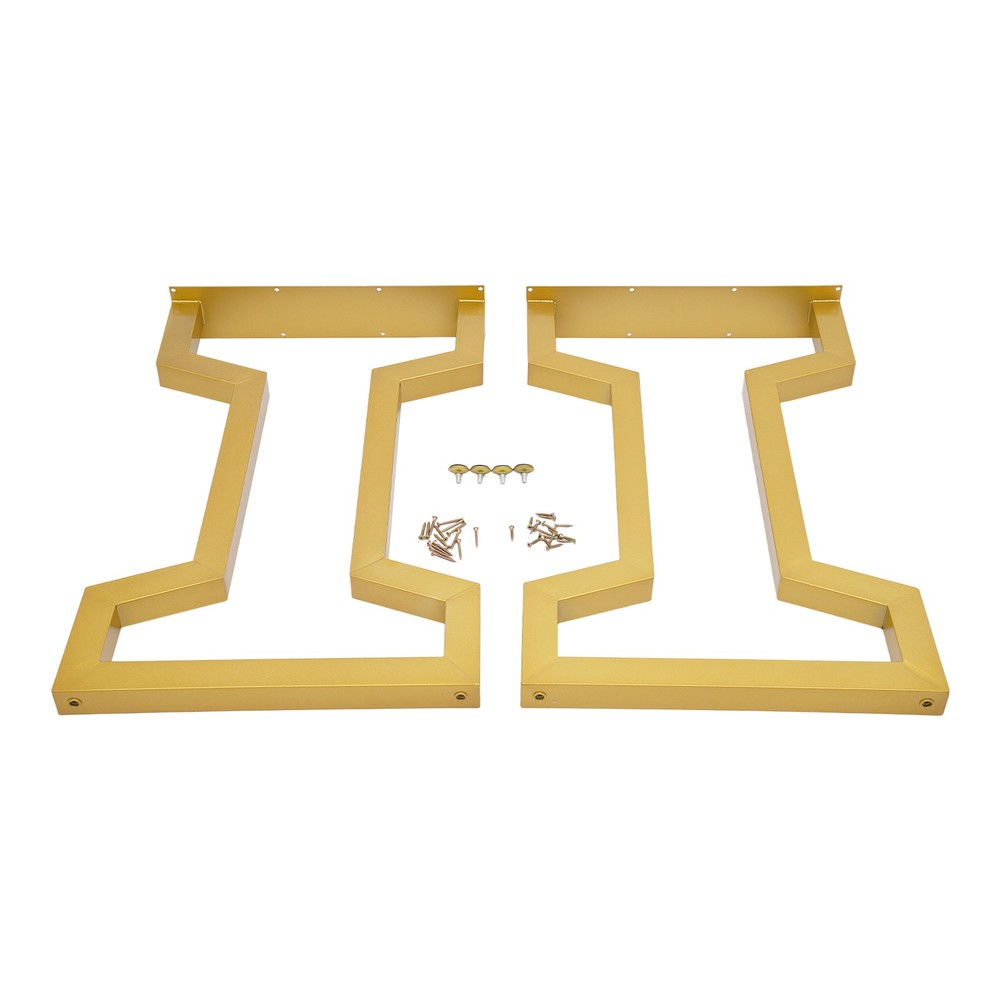 2 PCS Table Legs, 2 PCS Table Frame, Table Leg for Coffee Table Dining Table