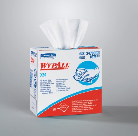 WypAll X60 Wipers, All-Purpose, 16-4/5" L x 8-3/4" W