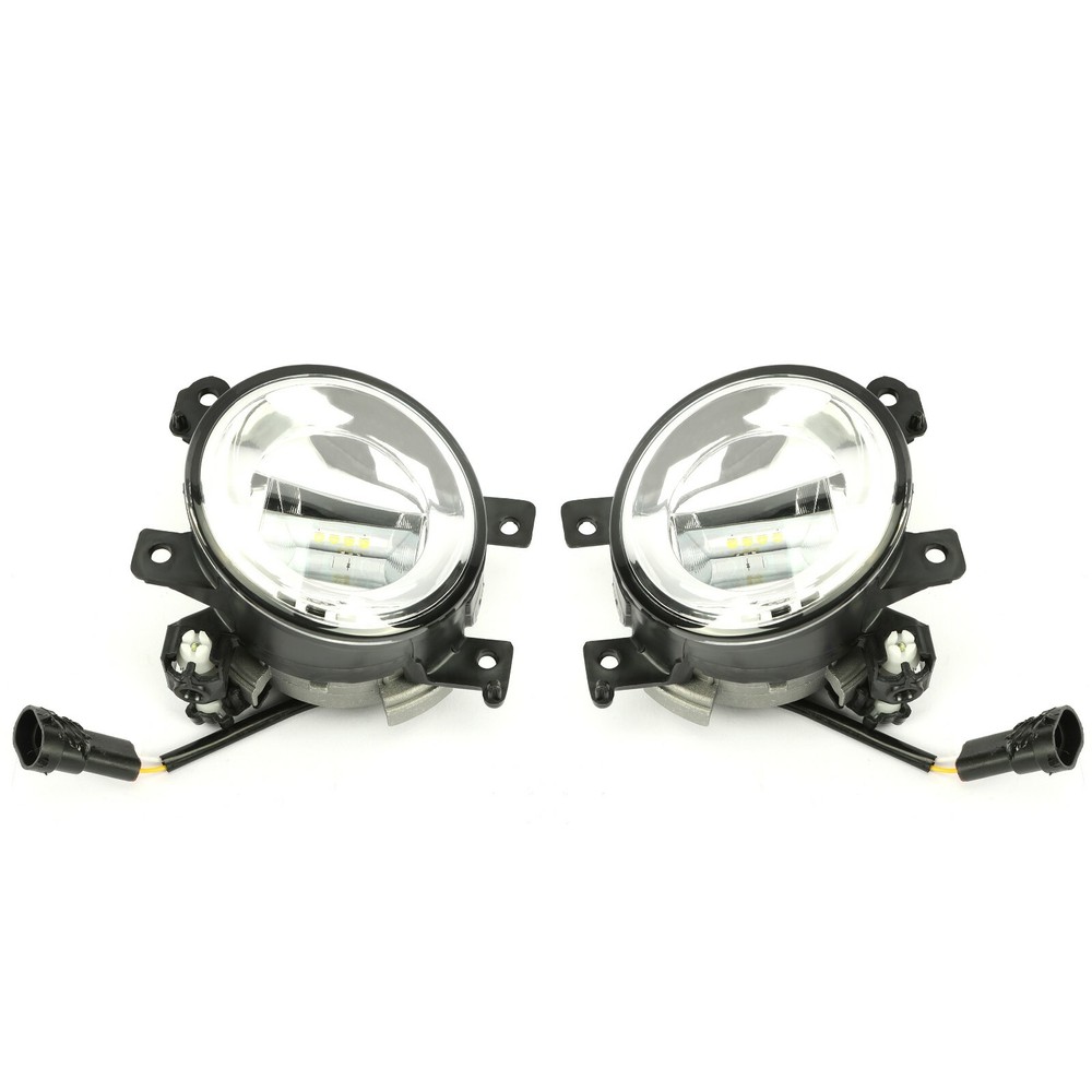 Front Bumper LED Fog Light Lamp LH & RH Pair for 14-20 Infiniti Q50 QX60 QX80