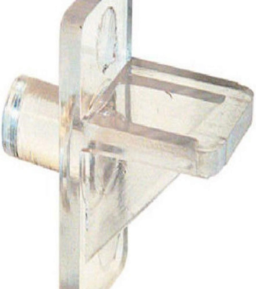 Prime-Line 241946 Shelf Support Peg 1/4 In. Plastic Construction Clear 12 Pack