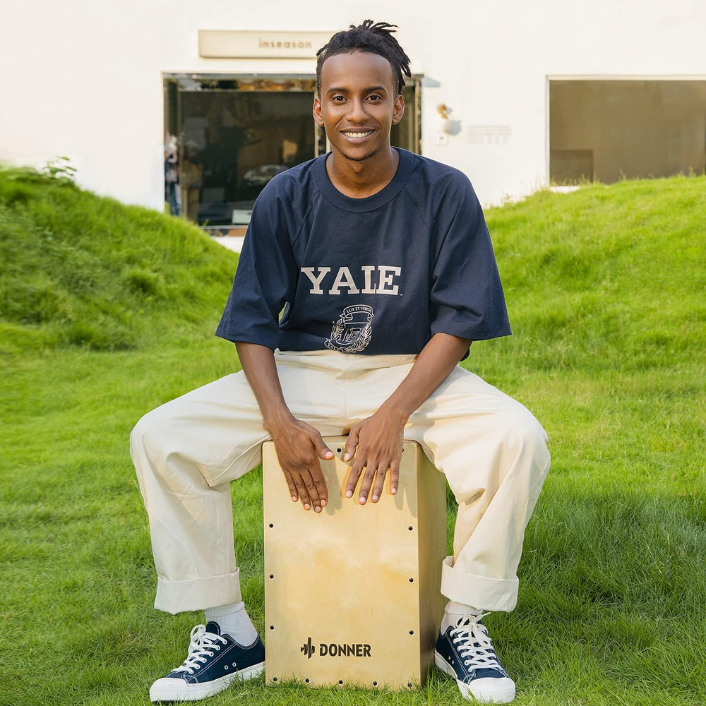 Cajon Box Drum,Full Size with Backpack Dual Adjustable Straps