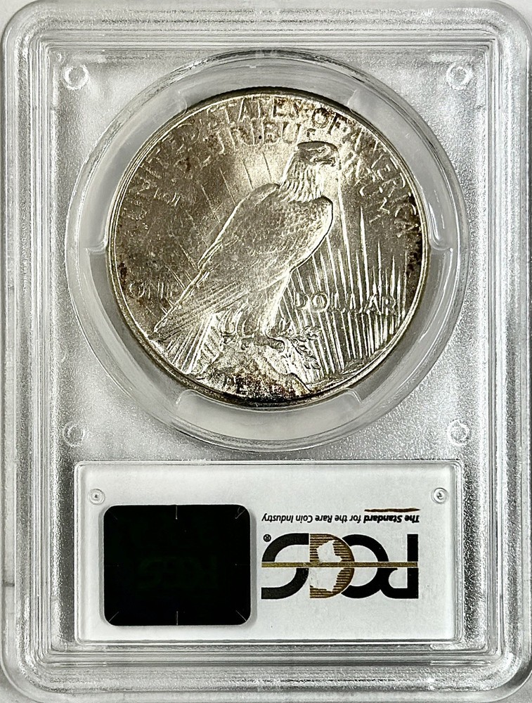 1935 PEACE SILVER DOLLAR PCGS MS63 CLASSIC BLUE LABEL