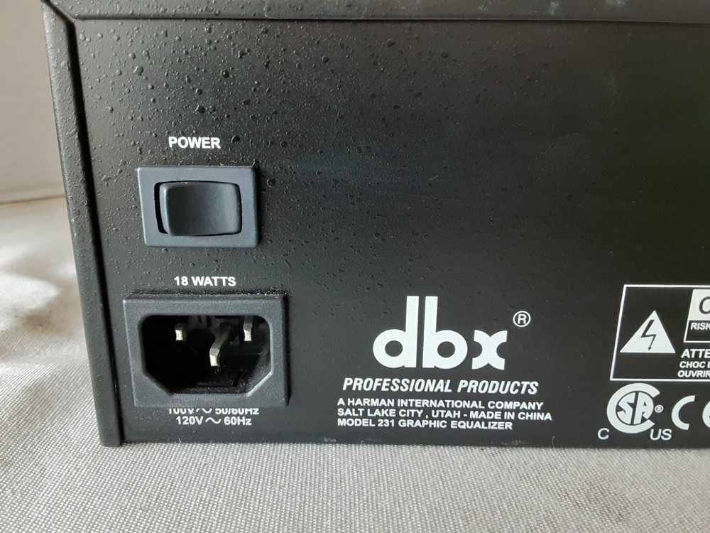 dbx 231 Rugged Dual Channel 31-Band 1/3-octave Graphic Equalizer - UNTESTED