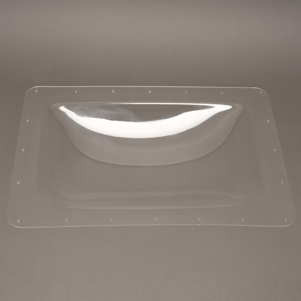 26"x18" Clear RV Skylight Cover For Travel Trailer RV Camper Truck Plastic 01820