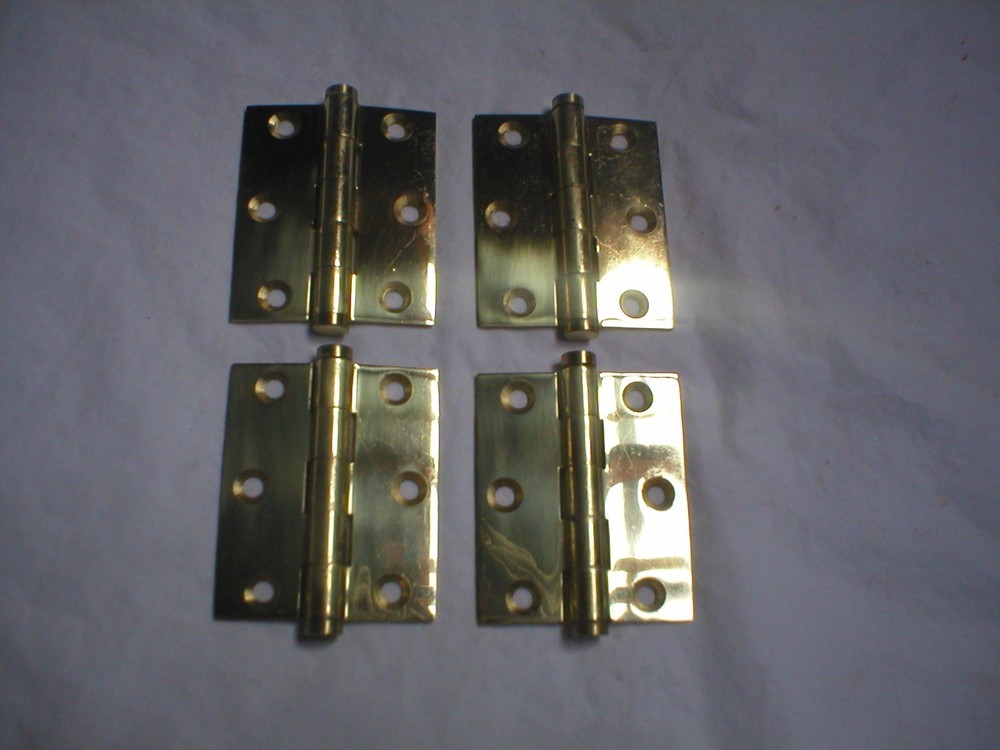 Vintage Solid Brass 3" Hinges