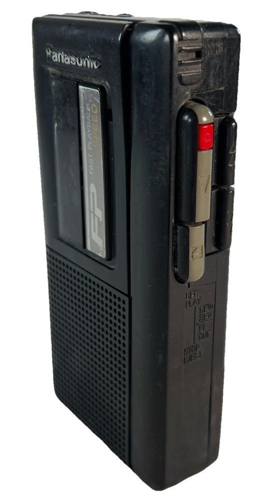 Panasonic Rn-102 Micro Cassette Recorder Fast Playback 2 Speed S2 Tested Works