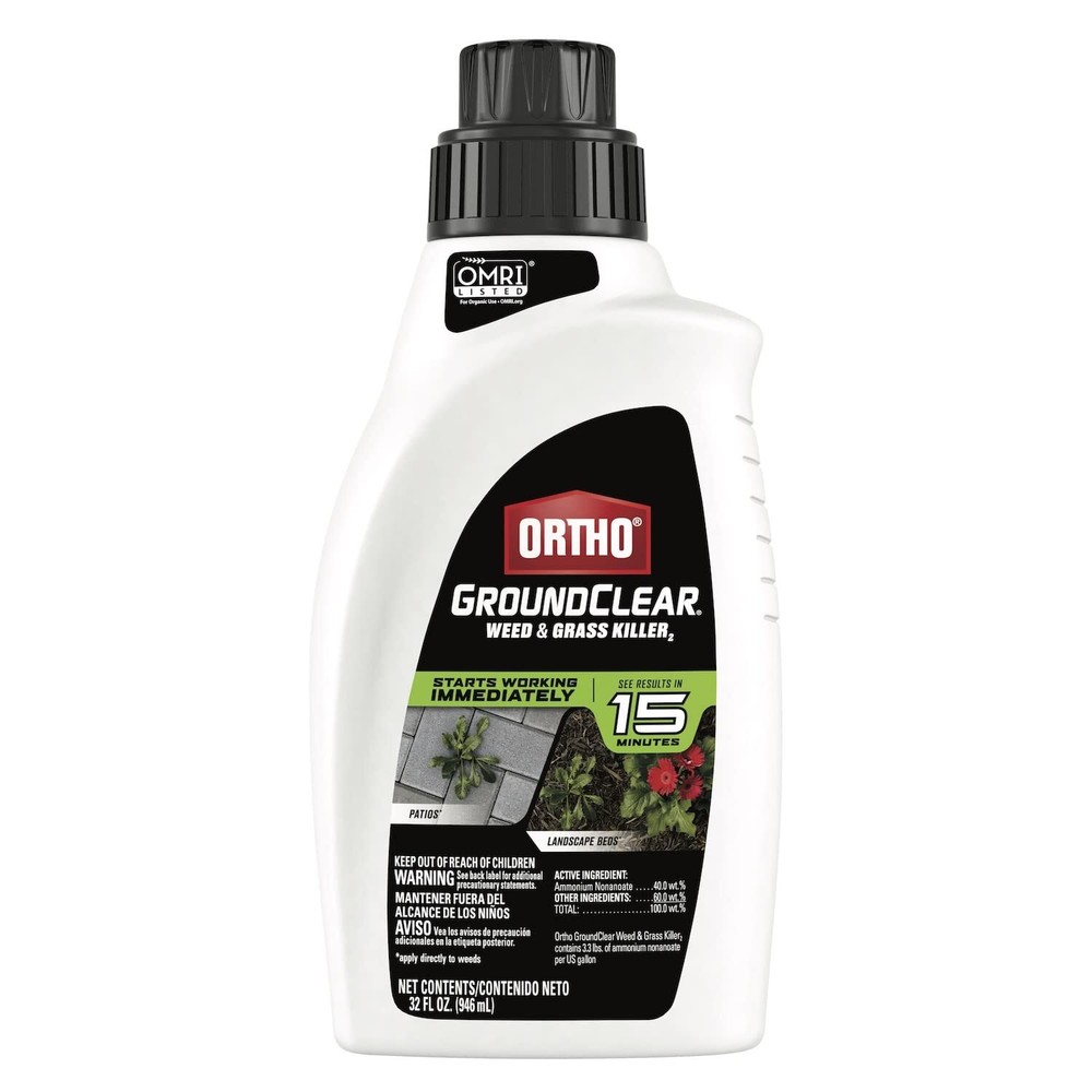 Ortho GroundClear Weed & Grass Killer2 Concentrate Quickly Kills 32 oz