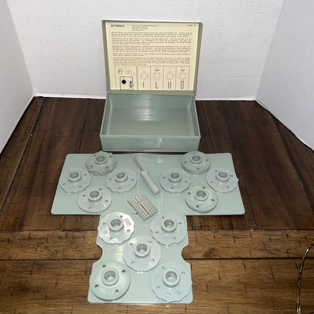 Vintage Sears Kenmore Buttonhole Discs Model 950 - 13 Discs