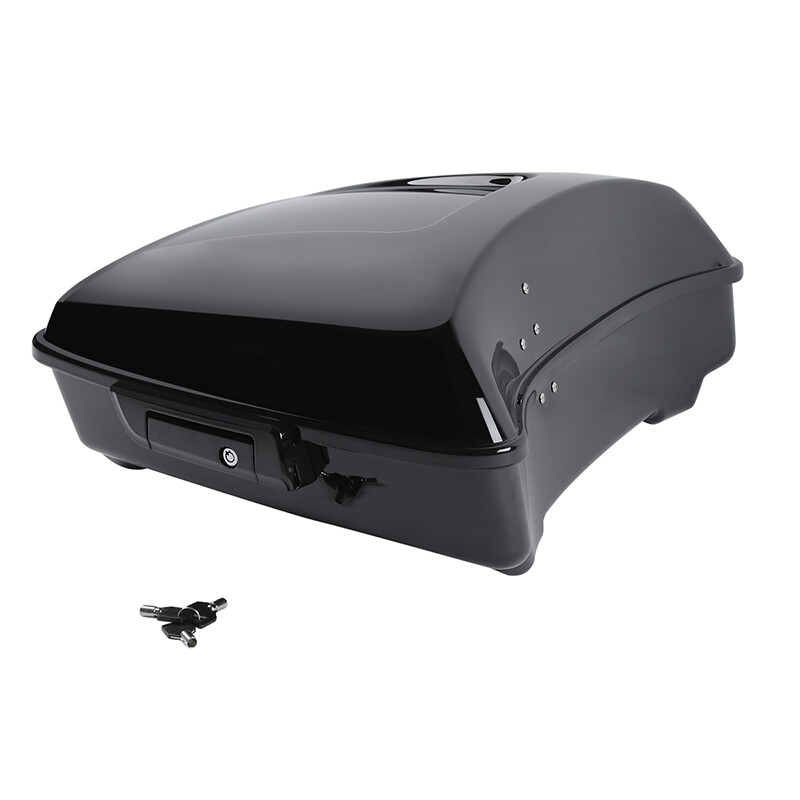 Chopped Trunk Backrest Tail Light Fit For Harley Road Glide 14-25