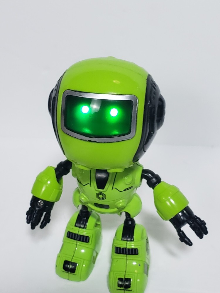 BOT Robot Die Cast Green Toy Figure