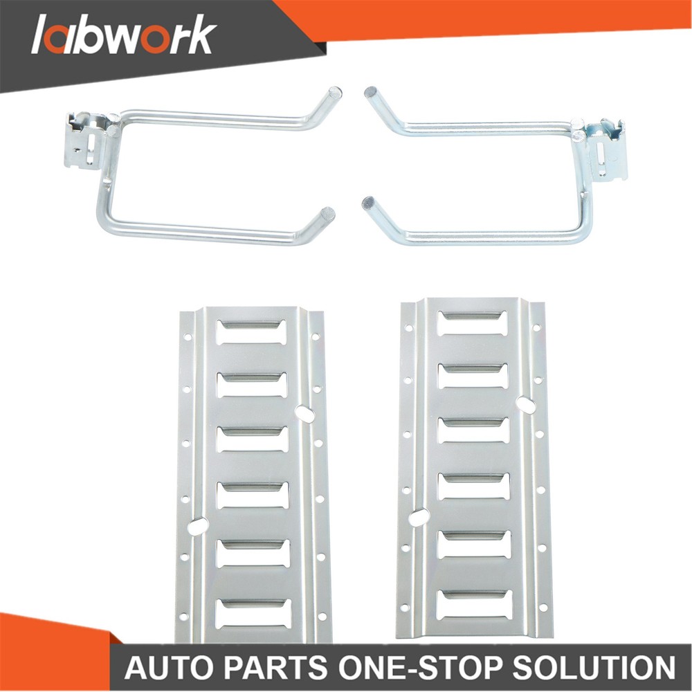 Labwork E-Track Storage Kit 2× Dual Arm E-Track Hooks 2 x 1ft E-Track Sections