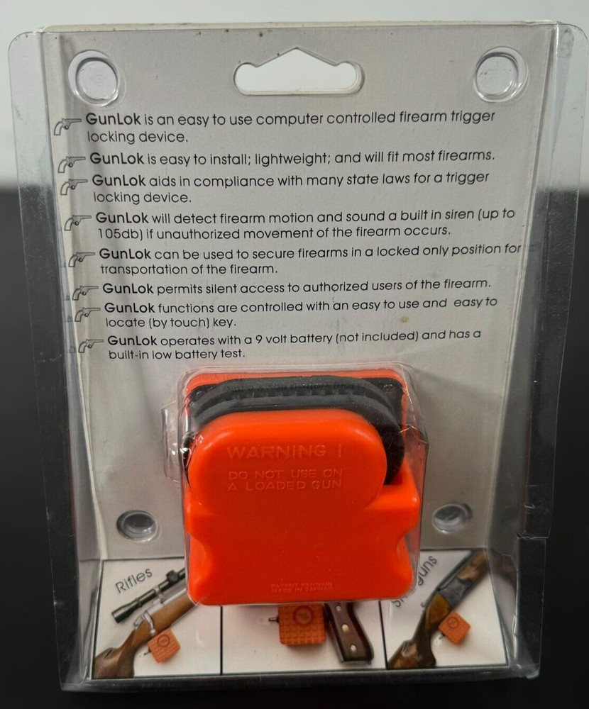 Original GunLok Motion Activated Trigger Alarm For Safe & Secure Firearm Storage