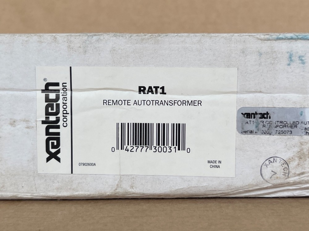 XANTECH RAT1 IR CONTROLLED AUTO TRANSFORMER