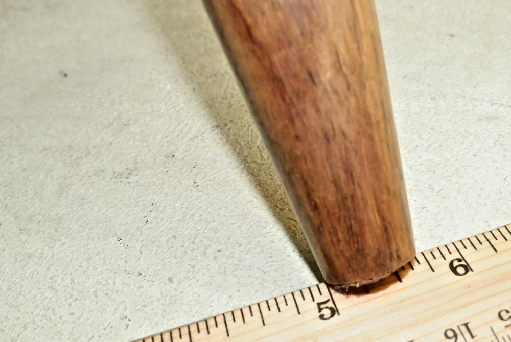 LARGE ROSEWOOD SLICK CHISEL HANDLE OLD TOOLS FOR TIMBER FRAMING CHISEL